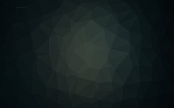 Dark Black vector shining triangular background.