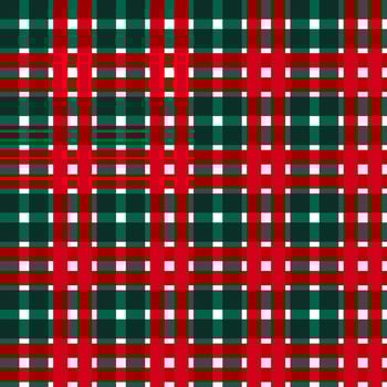 Christmas Plaid. Green Buffalo Plaid vectors. Christmas gingham pattern in red, green. Background for decoration. Seamless pattern. vector