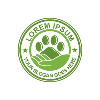 pets care logo , veterinary logo vector