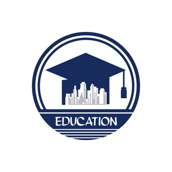 education building logo , education logo vector