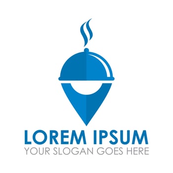 pin food vector , restaurant logo