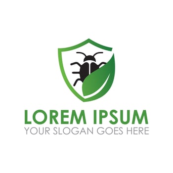 nature pest vector , insecticide logo