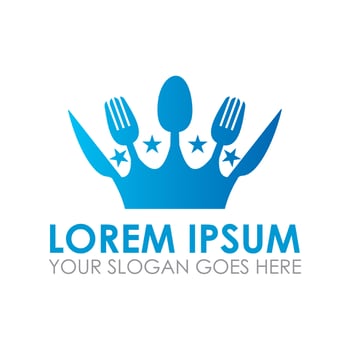 king food vector , restaurant logo