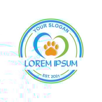 pets care logo , veterinary logo vector