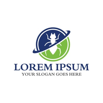 pest control logo , pesticide logo vector