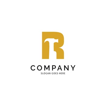 Initial Letter R and Wrench Icon Vector Logo Template Illustration Design, Repair Business and Construction Logo Design Concept