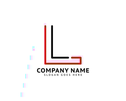 Initial Letter LL Logo Template Design vector
