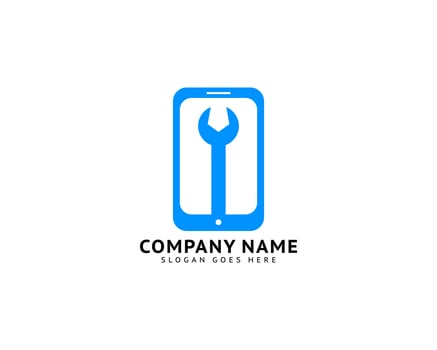 Mobile Repair Logo Design Template vector
