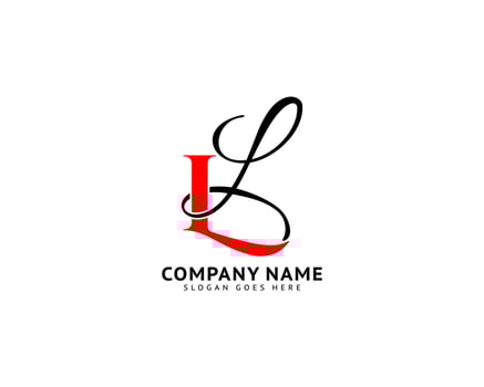 Initial Letter LL Logo Template Design vector