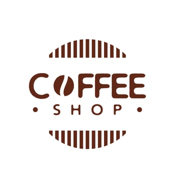 Coffee shop logo vector