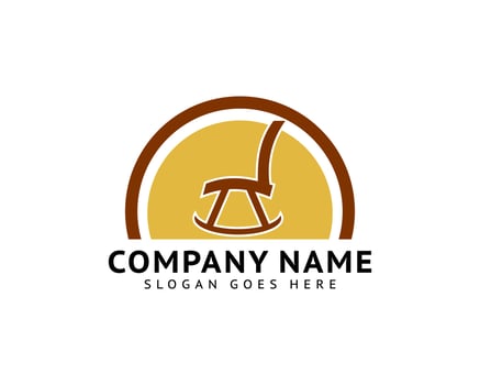 Furniture Chair Logo Template Design vector