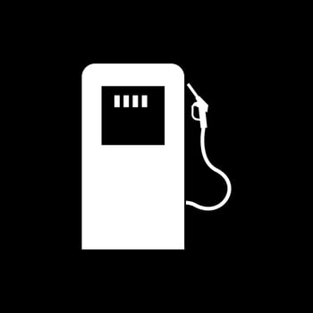 Gas station it is icon . vector