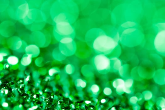 abstract green bokeh christmas decoration background photo