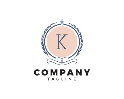 Initial Letter K Logo Design Template vector
