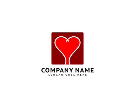 Heart Love Logo Template Vector Icon Design