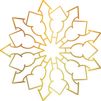 golden mandala design, royal look and design art, vintage, traditional vector
