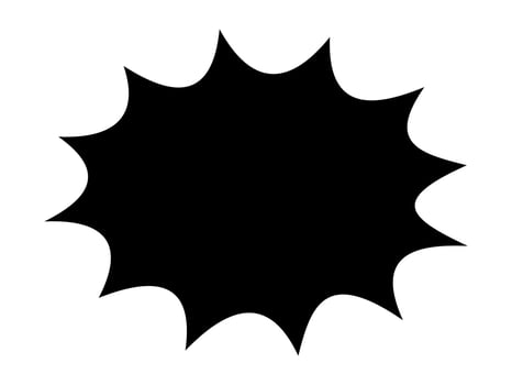 Comic bubbles for design purposes vector