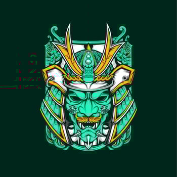 cultural full face mask illustration vector