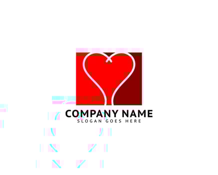Heart Love Logo Template Vector Icon Design