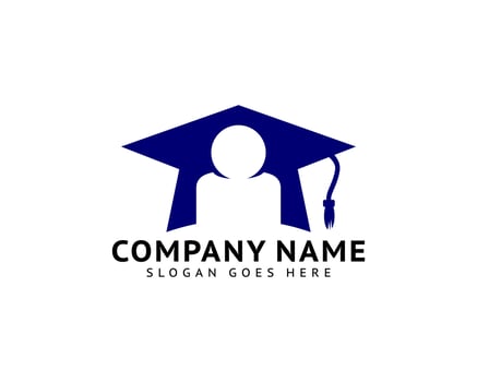 Graduation people logo, education people logo vector