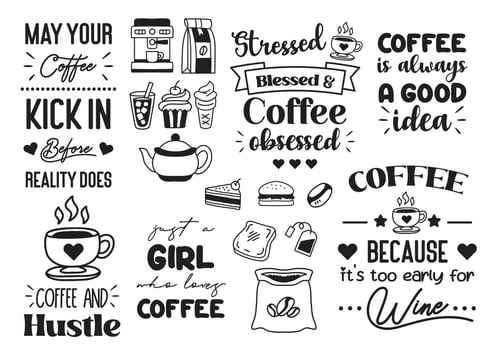 kitchen quote illustration Vector for banner