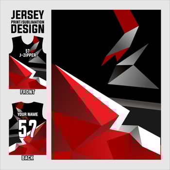 abstract pattern design jersey printing, sublimation jersey for team sports football, basketball, volleyball, baseball, etc vector