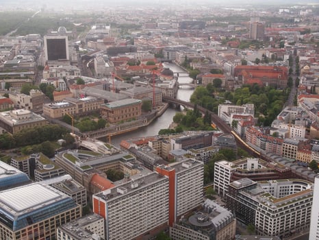 Berlin aerial view photo
