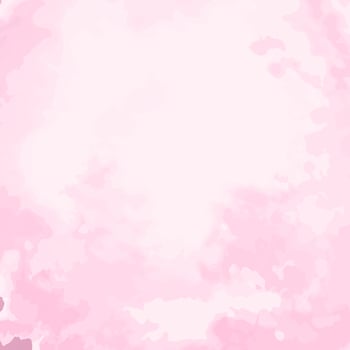 pink watercolor background with drips blots and smudge stains vector