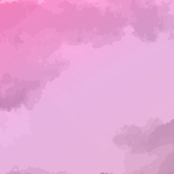 pink watercolor background with drips blots and smudge stains vector