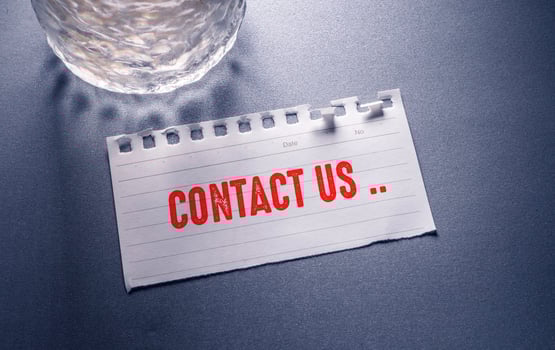Contact us Business Concept idea photo