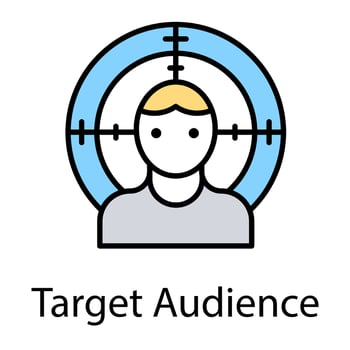 Target Audience Concepts vector