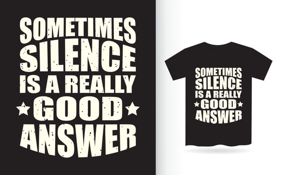 Motivational typography quote t shirt vector