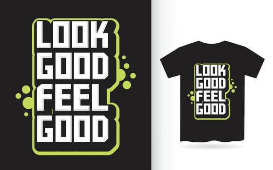 Modern motivational lettering design for t shirt vector
