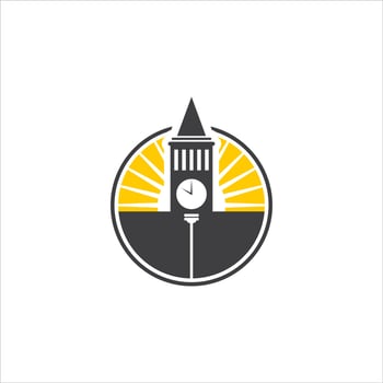 Architecture logo fun illustration of Brisbane capital vector