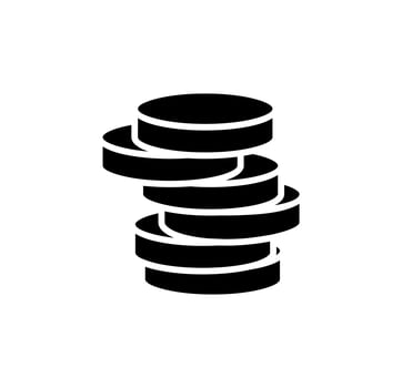 Money, Cash, Wealth, Payment Solid Icon, Vector, Illustration, Logo Template. Suitable For Many Purposes. vector