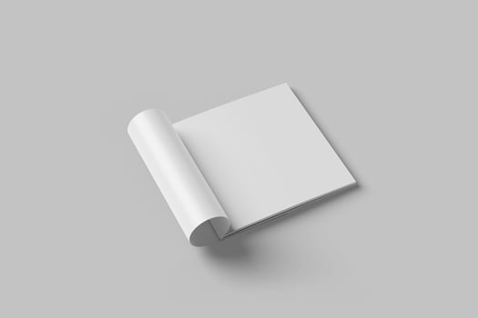 Brochure Square Bifold Mockup photo
