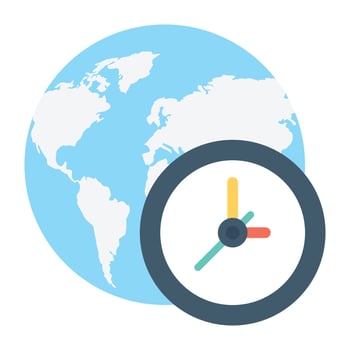 Time Zone Concepts vector