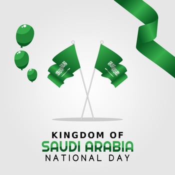saudi arabia national day vector illustration