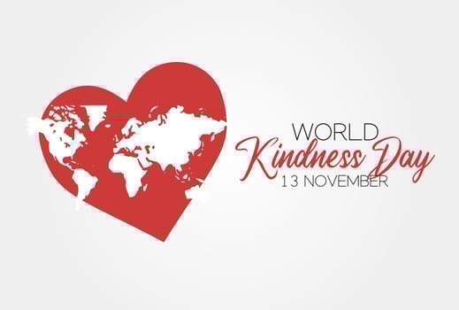 world kindness day vector illustration