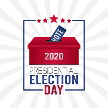 presidential election day vector illustration