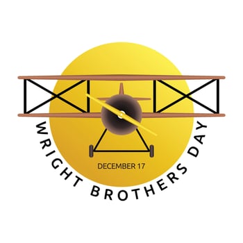 Wright Brothers Day Vector Illustration