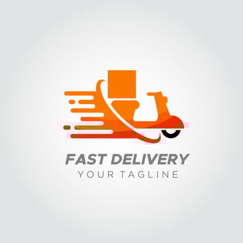 Delivery logo design vector. Suitable for your business logo vector