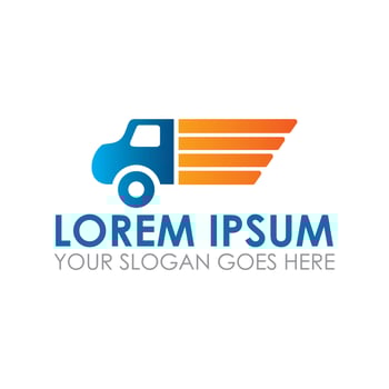 delivery vector , courier logo vector