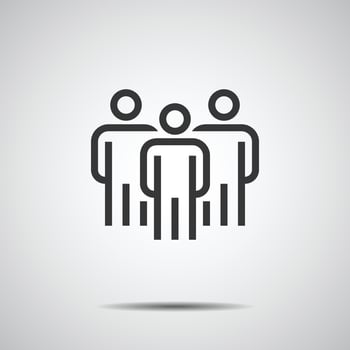 People Icons , Person work group Team Vector