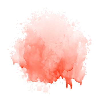 Red watercolor blood splash on a white background vector