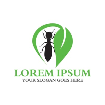 nature pesticide logo , pest control logo vector