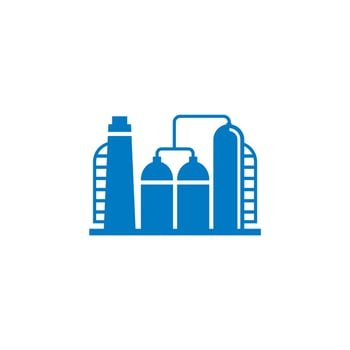Refinery Vector , Industry Logo Vector