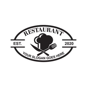 Chef Vector , Restaurant Logo Vector