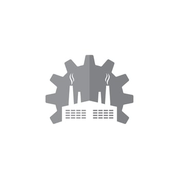 Abstract Manufacturing Vector , Industry Logo