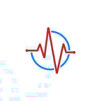 pulse logo , medical care logo vector
